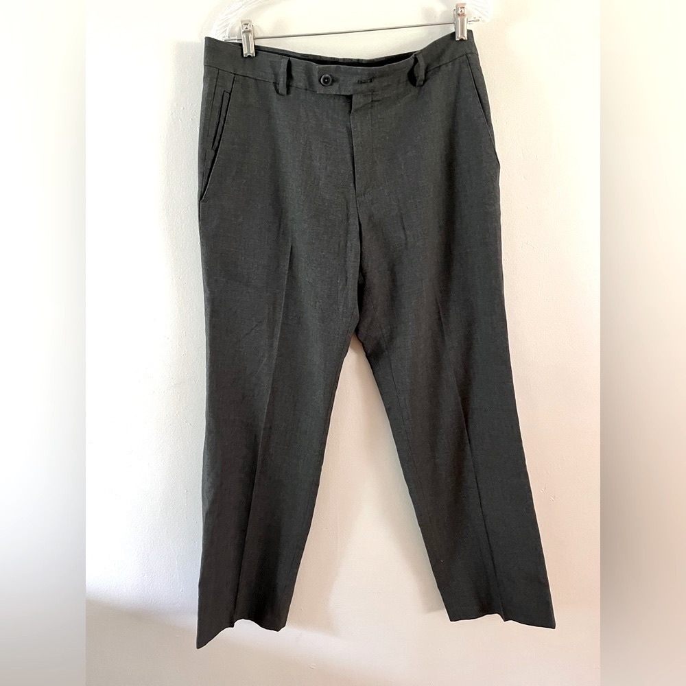 Kenneth Cole Reaction Heather Grey Men’s Dress Pant  34x30